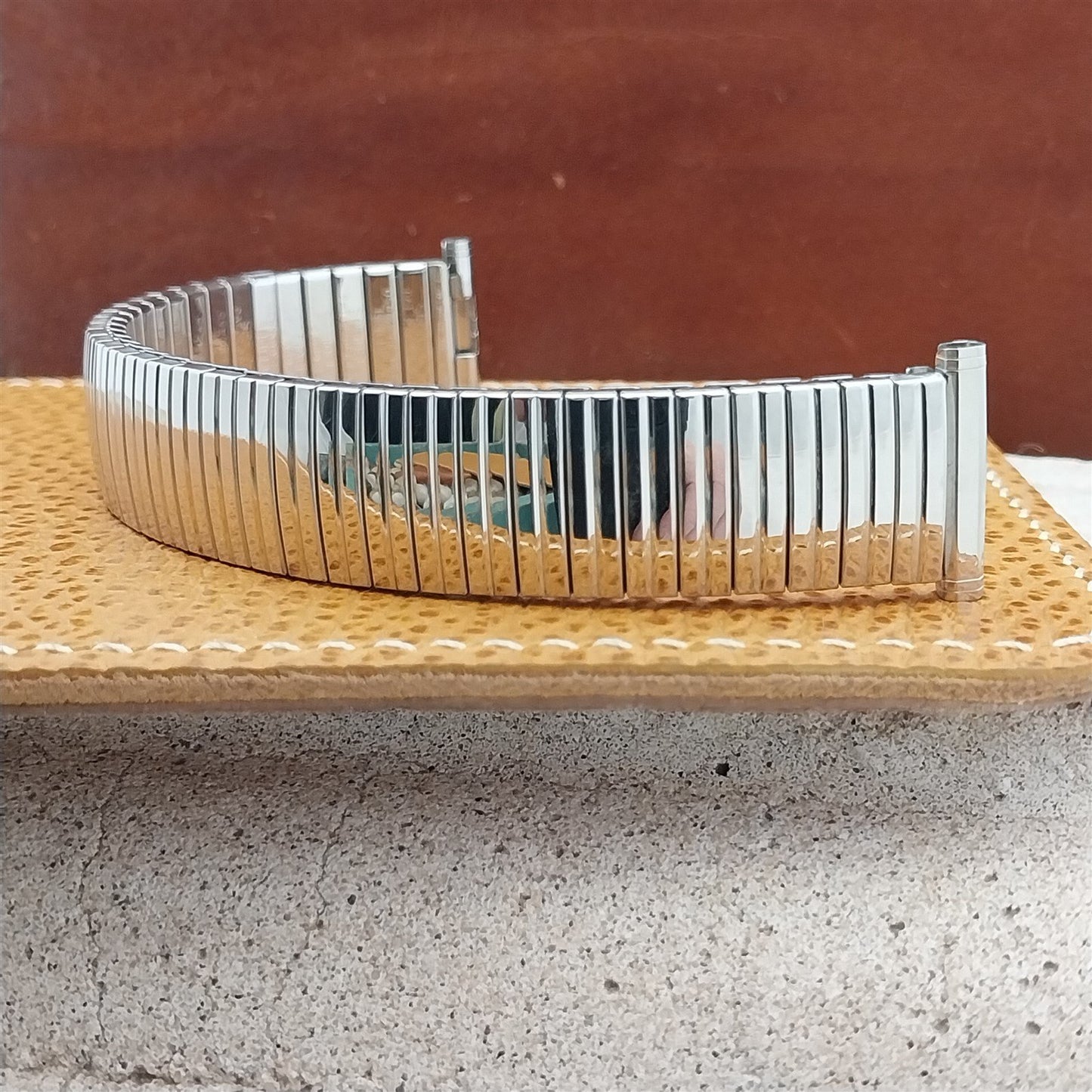 USA Made Stainless Steel Speidel 1968 Twistoflex NOS Vintage Watch Band