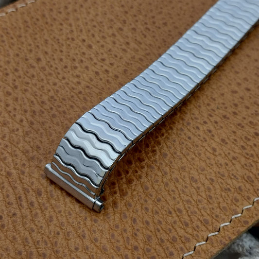 19mm 18mm 16mm 1970s Stainless Steel Speidel Riptide Unused Watch Band