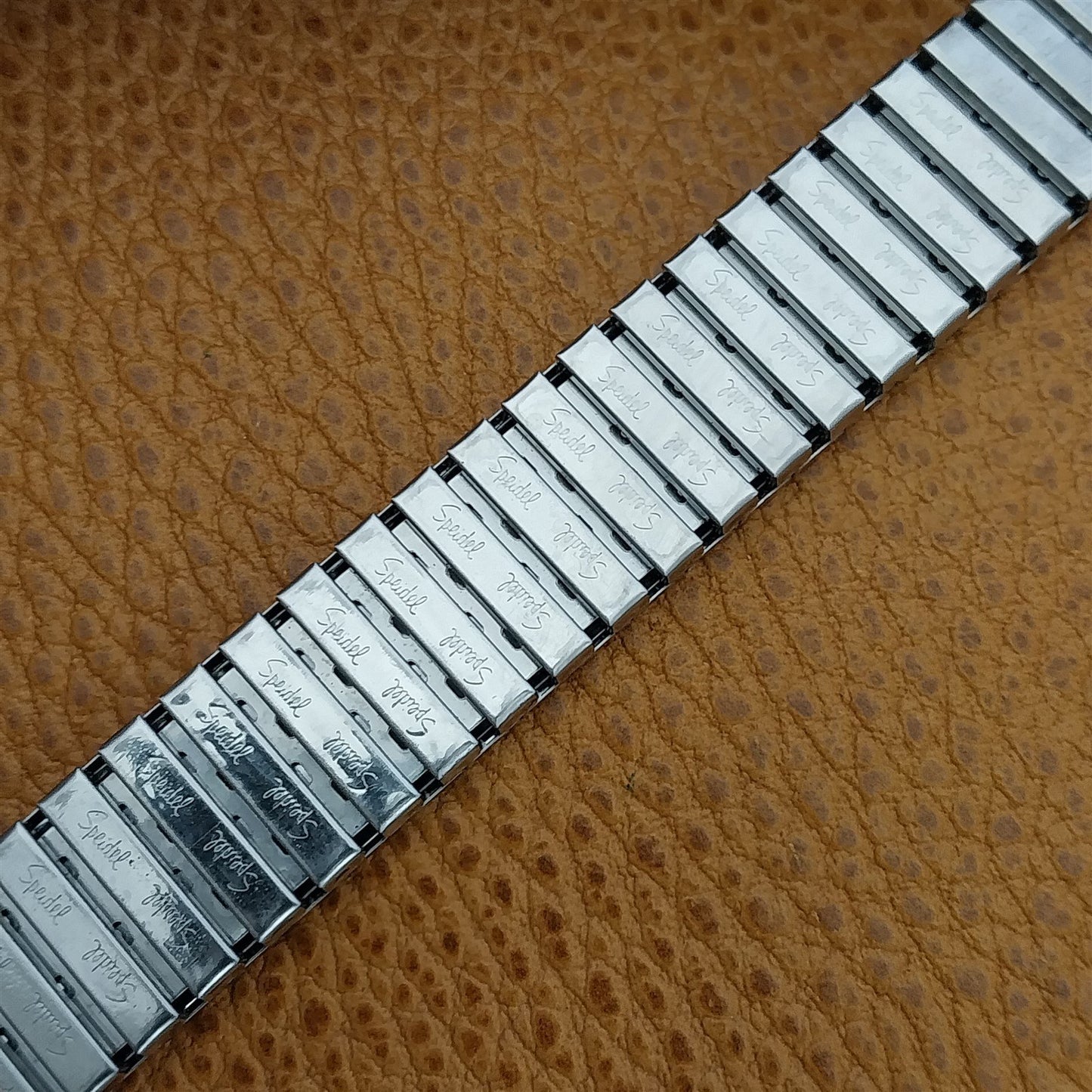 18mm 19mm 20mm 1970s Stainless Steel Unused Flared Vintage Watch Band Speidel
