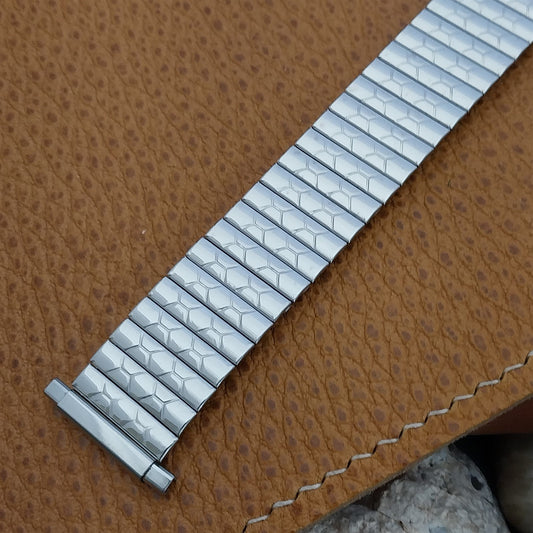 1970s USA Made Stainless Steel Kestenmade Unused nos Long Vintage Watch Band