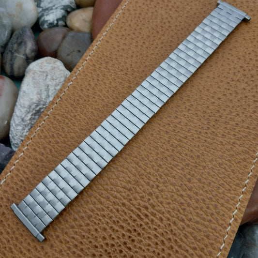 18mm 19mm 20mm 1970s Long Stainless Steel Unused nos Vintage Watch Band Speidel