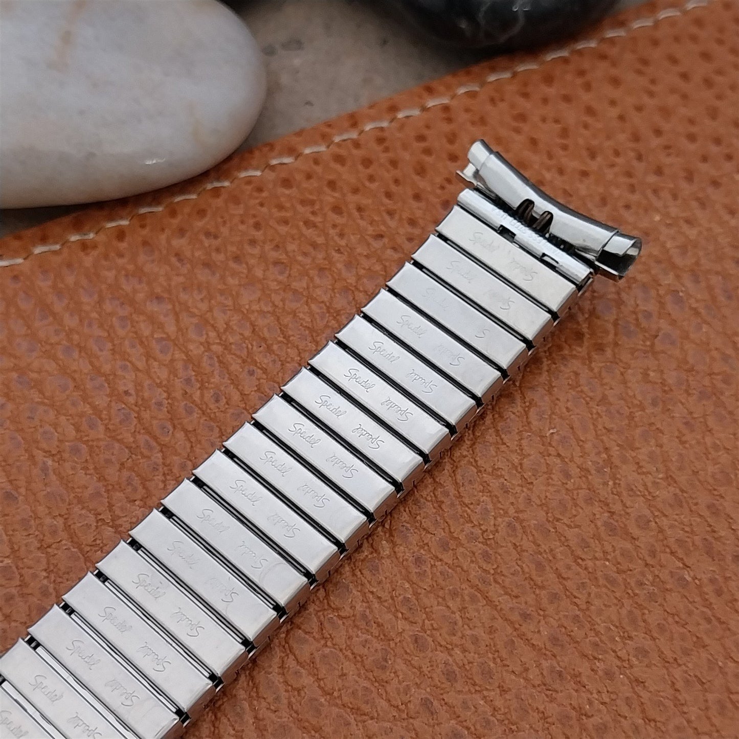 16mm 18mm 19mm 1970s Speidel Fullback Stainless Steel Unused Vintage Watch Band