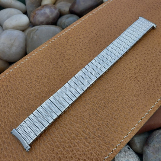 1970s 19mm 18mm 16mm Stainless Steel nos Valencia Vintage Watch Band Speidel