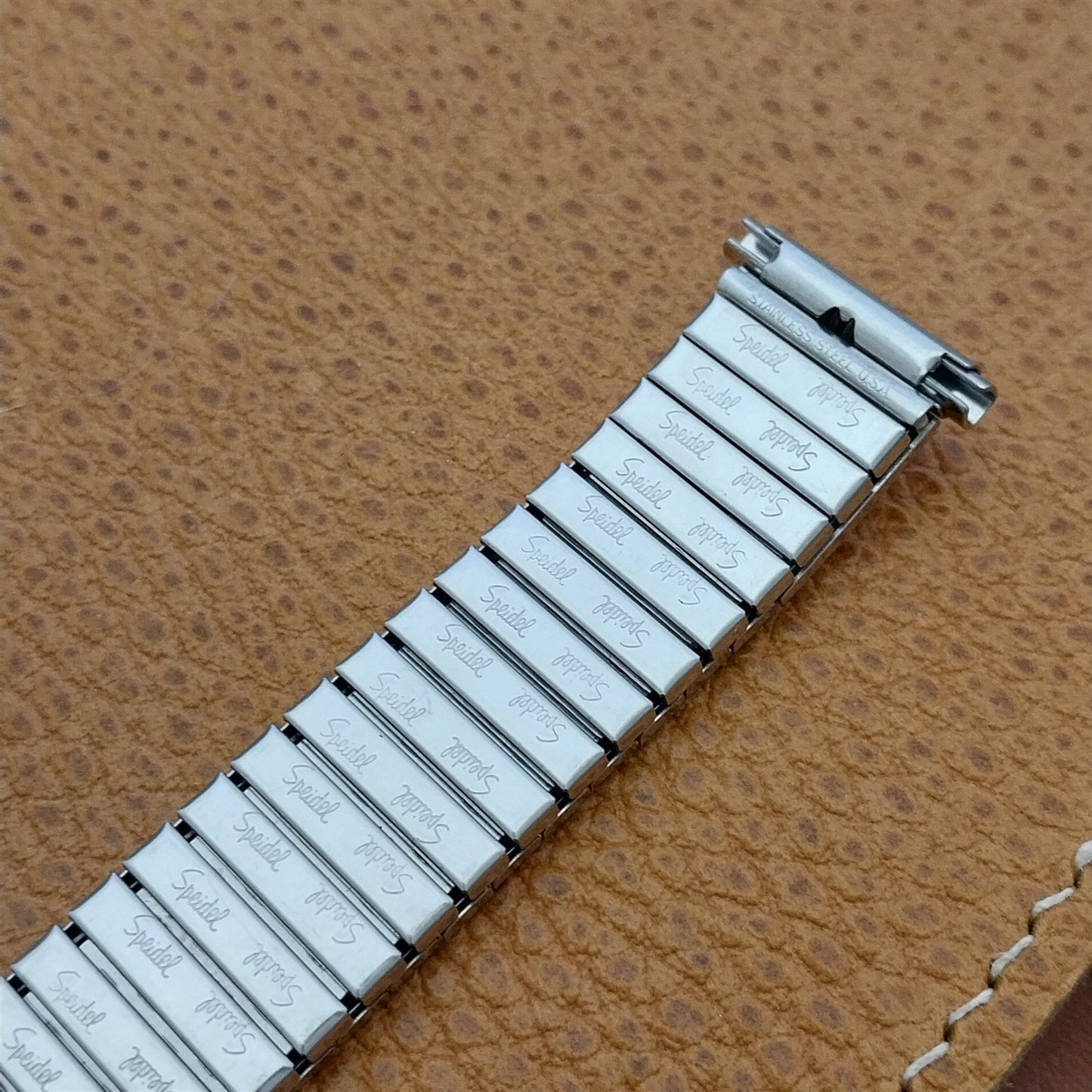 Knights Templar Gold Emblem & Stainless Speidel USA nos Vintage Watch Band