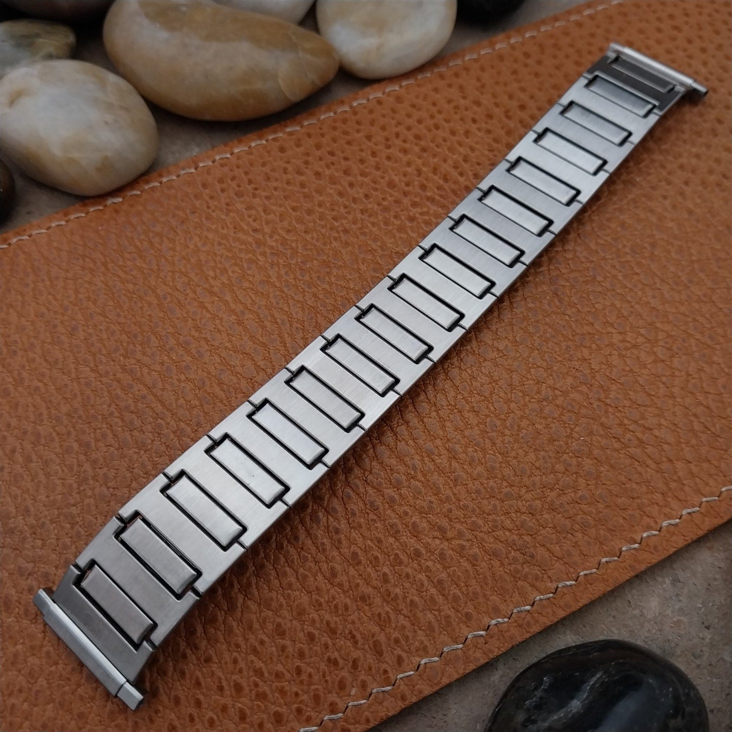 Vintage Wide 1970s 18mm 19mm 20mm Speidel Stainless Steel NOS Unused Watch Band