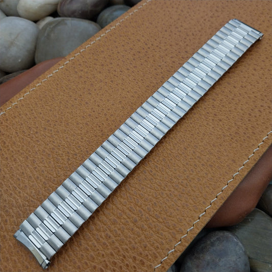 Vintage Wide 1970s Speidel 19mm 18mm 17mm Unused Stainless Steel nos Watch Band