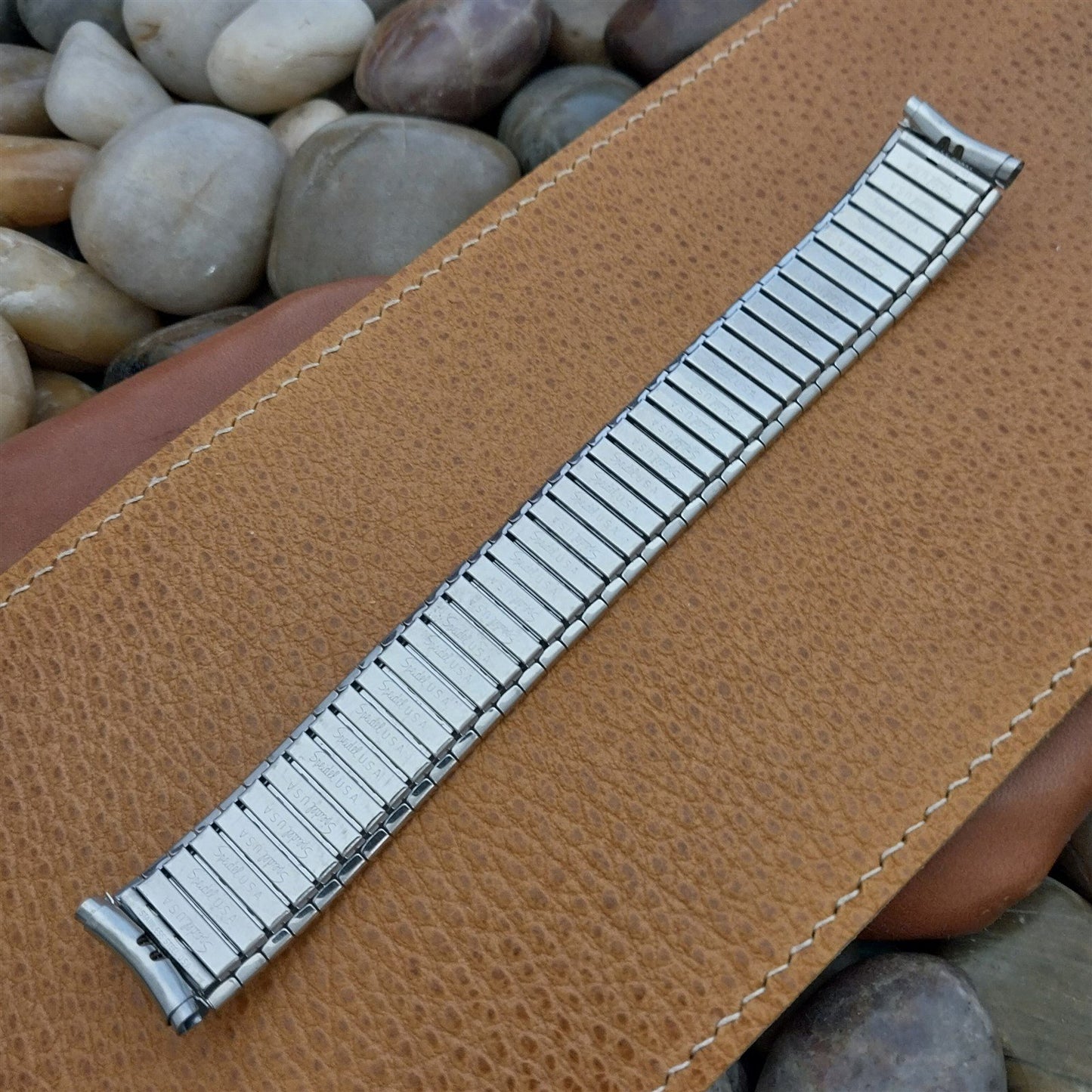 Vintage Wide 1970s Speidel 19mm 18mm 17mm Unused Stainless Steel nos Watch Band