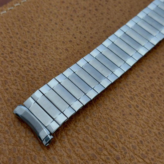 Short 1970s Speidel USA Made Wide Stainless Steel Unused Vintage Watch Band