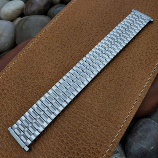 Wide One 70s Speidel 20mm 19mm 18mm Stainless Steel nos Vintage Watch Band