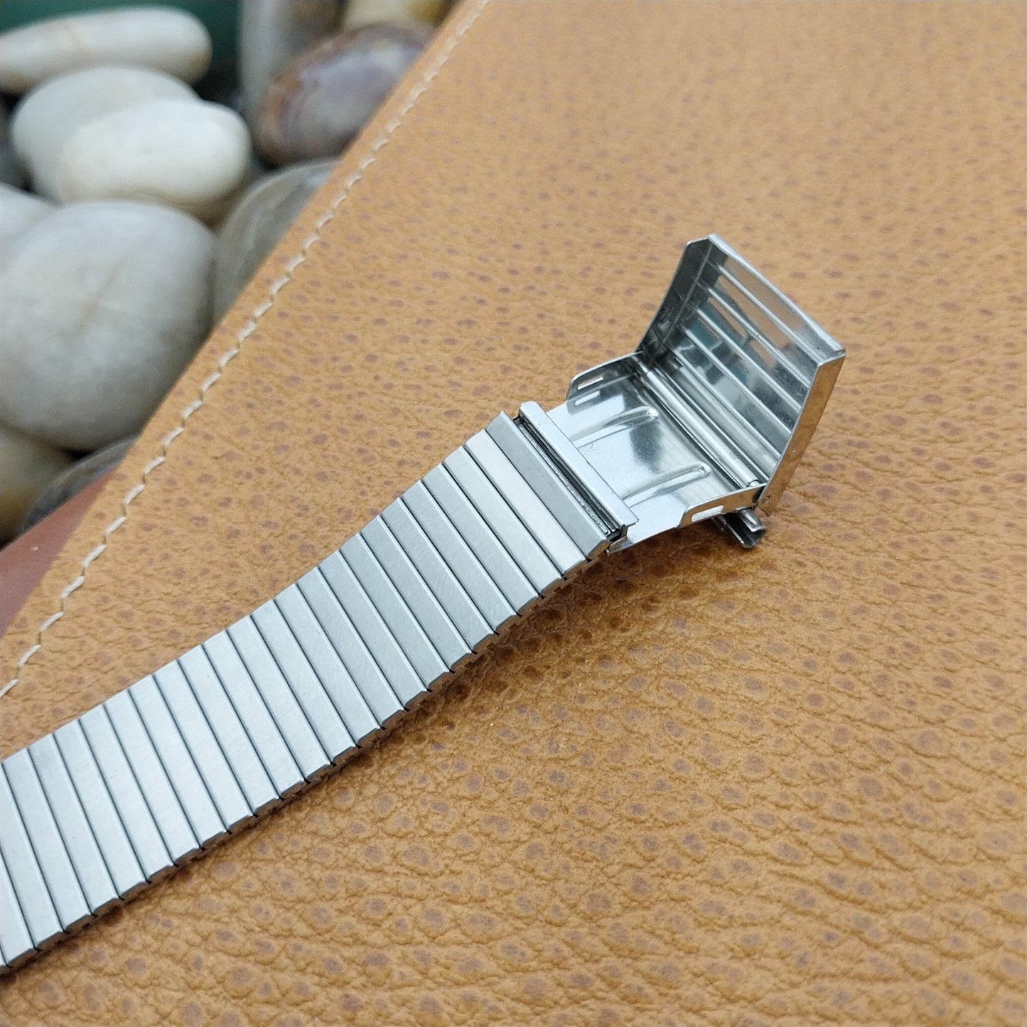 Classic Speidel Thinline 1970s Quick Adjust Stainless Steel Vintage Watch Band