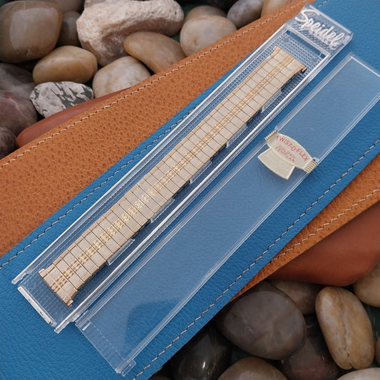 10k Yellow Gold Filled 1969 Speidel Golden Templar Unused Vintage Watch Band