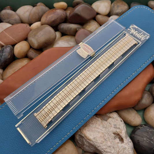 19mm 18mm 1968 Gold Filled Speidel Golden Templar Unused nso Vintage Watch Band