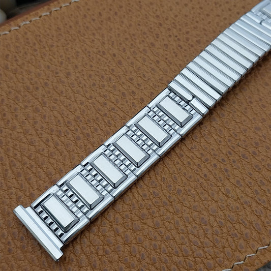 19mm 18mm 16mm Speidel White Gold-Filled 1950s Long Unused Vintage Watch Band
