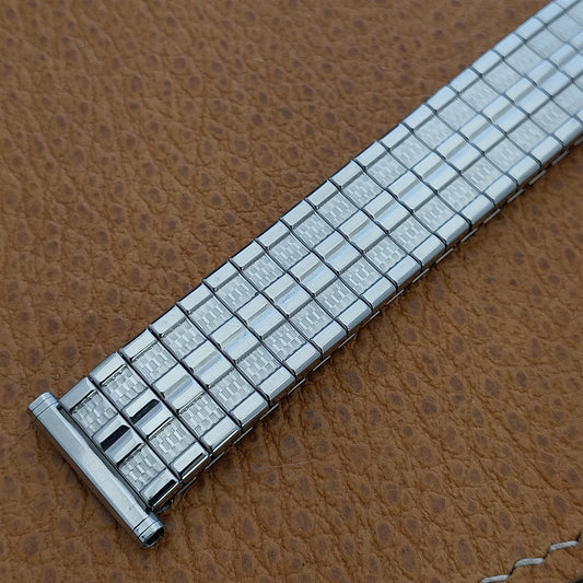 Speidel Meteor 1960s Twistoflex Long Stainless Steel NOS Vintage Watch Band