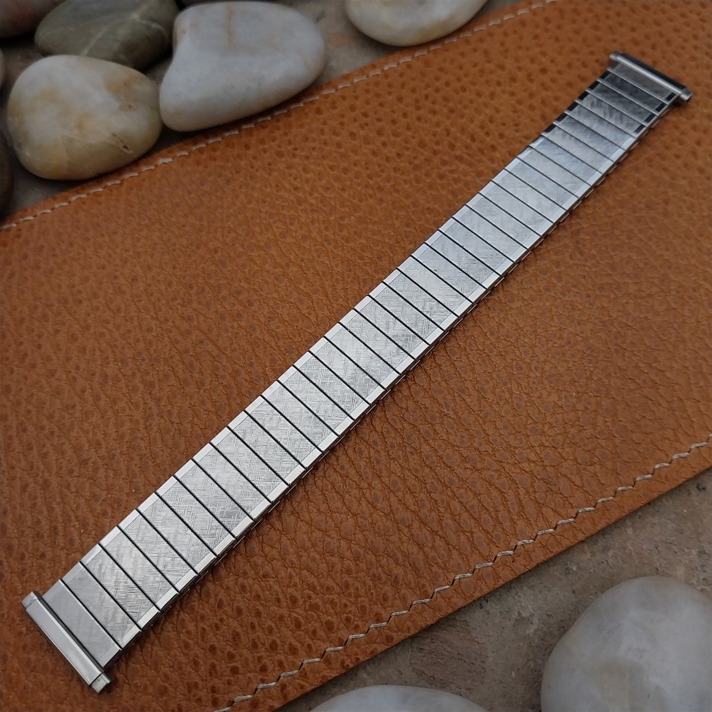 1970s USA Made Stainless Steel nos Twistoflex Vintage Watch Band Speidel