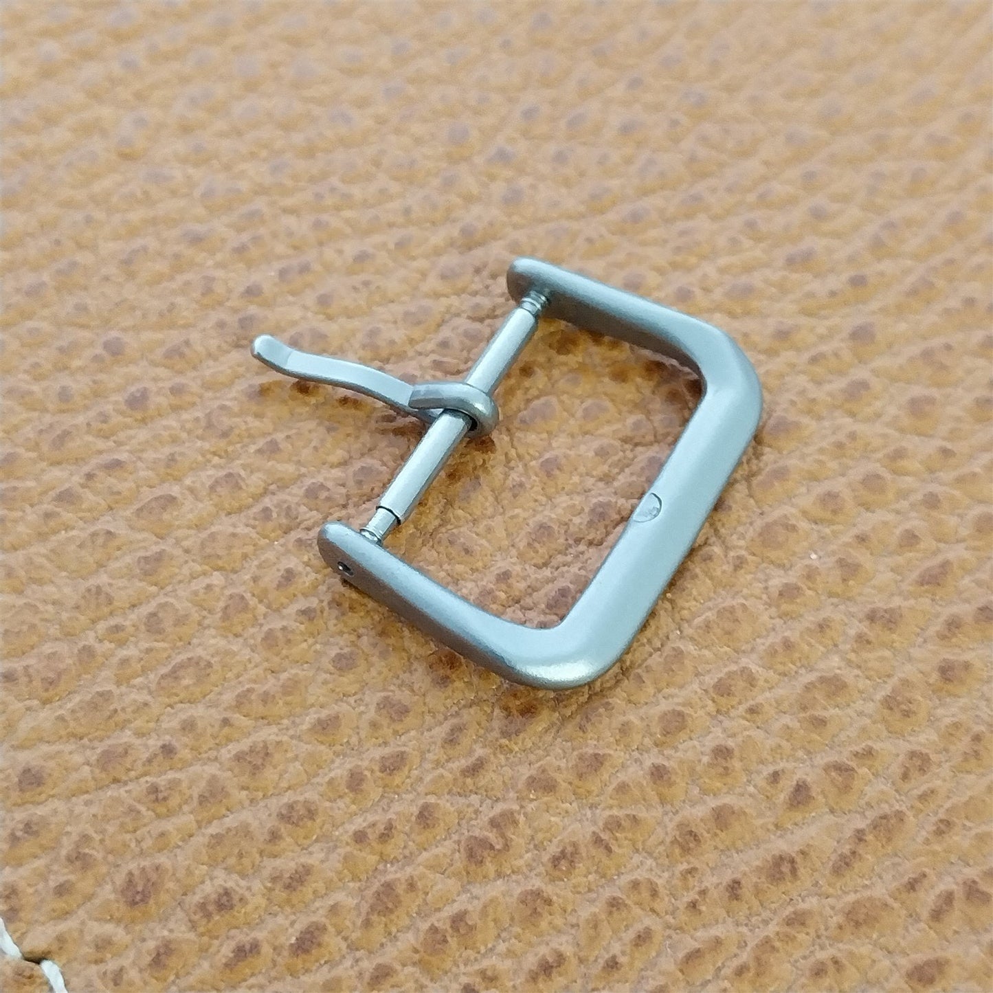 18mm Bead Blasted Stainless Steel Non-Reflective Field Watch Band Buckle