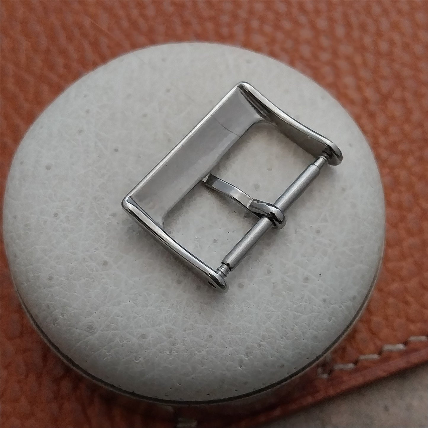20mm High Quality Polished Stainless Steel Watch Strap Buckle