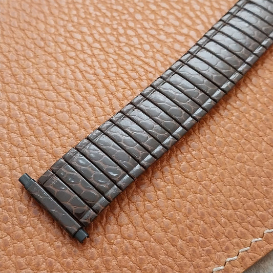 16mm 18mm 20mm Speidel Snakeskin Enameled Classic Stretch Vintage Watch Band