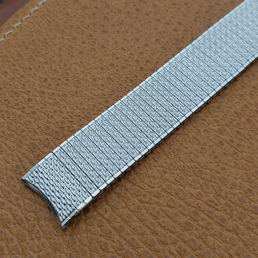 17.2mm Short Stainless Steel Speidel Thinline nos 70s Vintage Watch Band