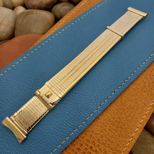 Rose White & Yellow Gold Filled Forstner Florentine Komfit Vintage Watch Band