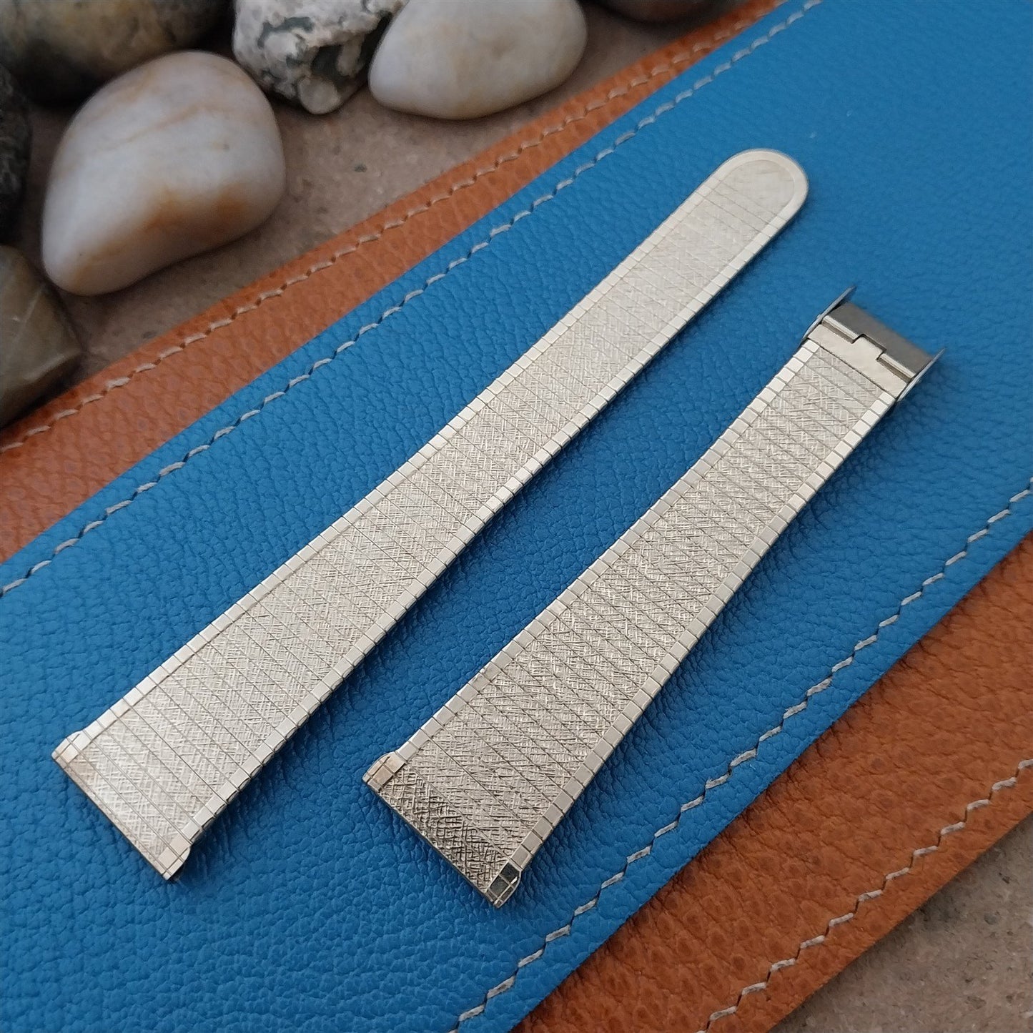 Vintage 19mm 18mm 17mm Gold rgp 1970s Kestenmade nos Unused Classic Watch Band