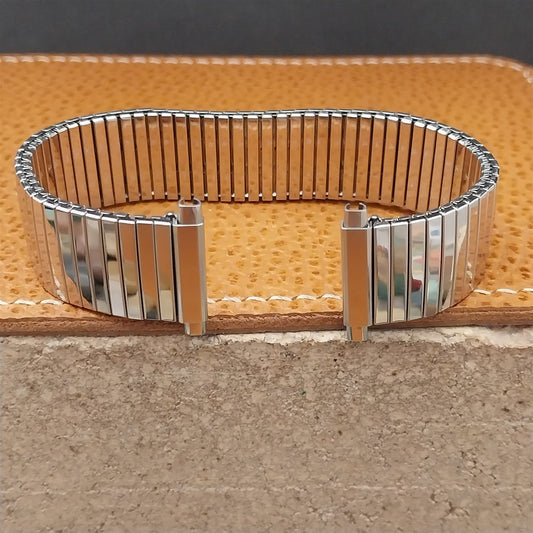 JB Champion Slim 22mm Stainless Steel Expansion Unused 1970s Vintage Watch Band