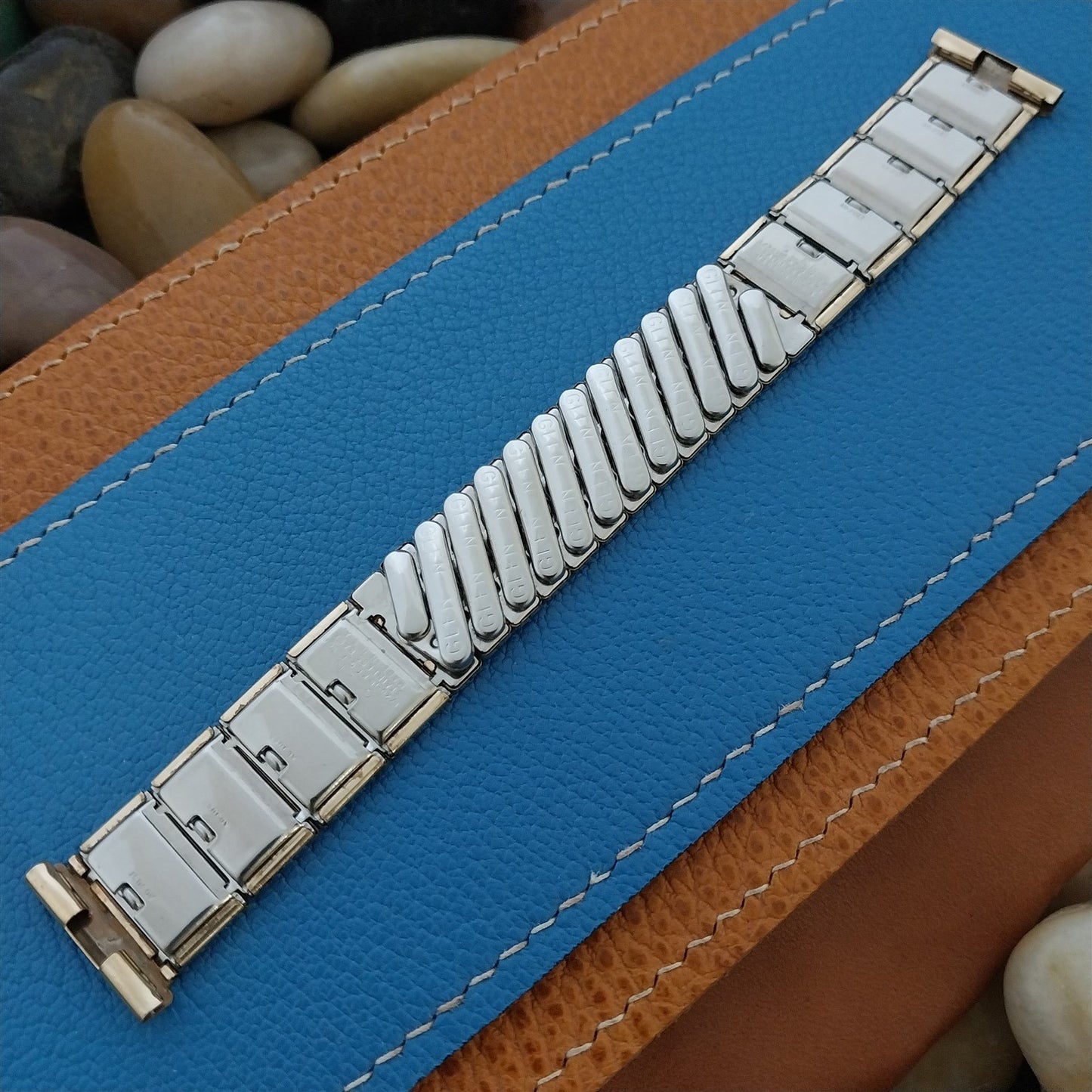 3/4" 10K Gold-Filled Glen USA DeLuxe nos 1950s Vintage Watch Band