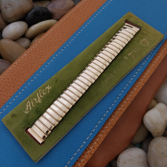 5/8" Airflex 10k Gold-Filled nos Scissor Expansion 1950s Vintage Watch Band