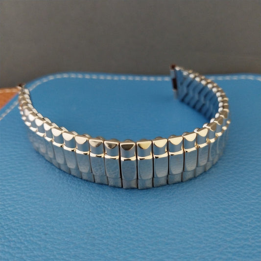 Foster USA 10k Gold-Filled 5/8" 16mm 1950s Scissor-Expansion Vintage Watch Band