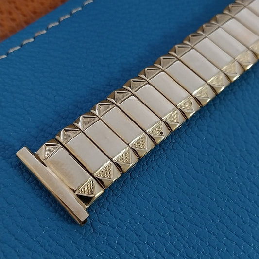 Vintage Foster Classic Gold-Fill Short 16mm 18mm 19mm 1950s Expansion Watch Band