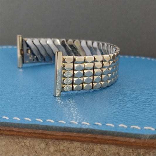 Foster USA 10k Gold-Filled Short 1950s Scissor-Expansion Vintage Watch Band