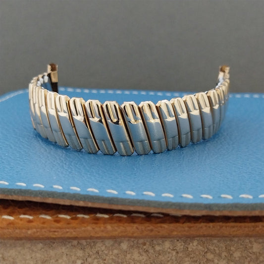 Vintage Foster 10k Gold-Filled 1950s Scissor-Expansion Short Classic Watch Band