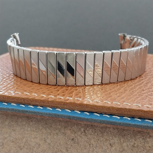 Vintage 17.2mm Stainless Steel Expansion AirFlex USA Unused Classic Watch Band