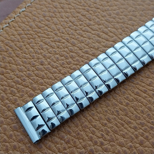 5/8 Foster USA 50s Stainless Steel Scissor-Expansion nos Vintage Watch Band