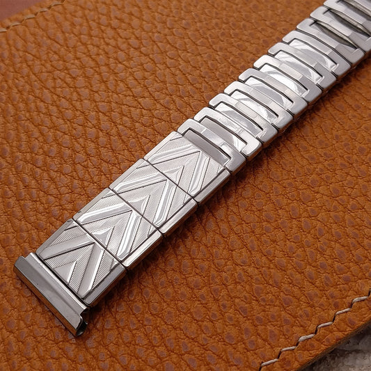 Glen USA Stainless Steel Expansion Unused MCM Classic 1950s Vintage Watch Band