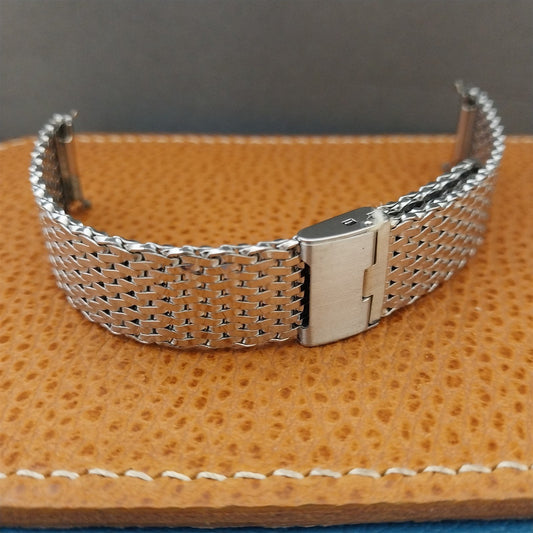 Vintage 17.2mm Stainless Steel Mesh Unused 1960s Kestenmade Classic Watch Band