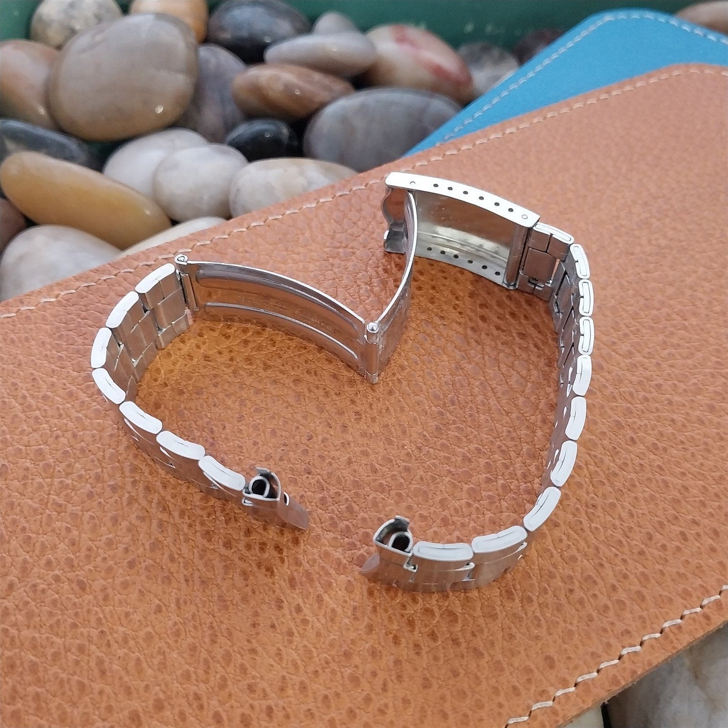 Vintage Stainless Steel 17mm Kestenmade Bambi 1970s Unused Classic Watch Band