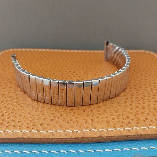 Vintage Umat 17mm 16mm Stainless Steel Stretch Expansion Unused 1960s Watch Band