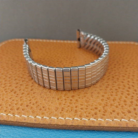 Vintage 1950s Eton USA Stainless Steel Expansion nos Unused Watch Band 16mm-19mm