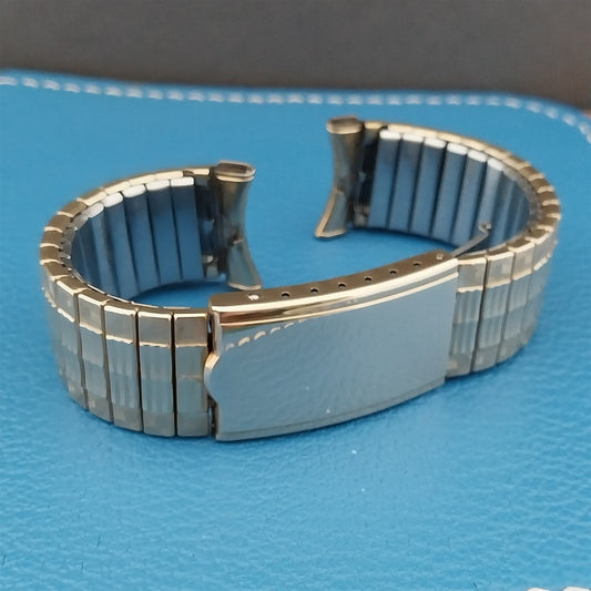 19mm 18mm 17mm Kreisler Gold rgp Expansion Deployant 1960s Vintage Watch Band