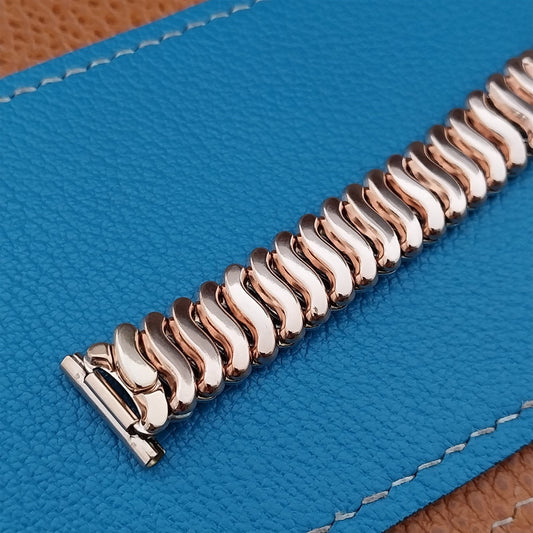 Vintage Benrus 1949 Rose Gold-Filled 5/8" 15mm Classic Stretch Unused Watch Band