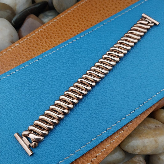 Pakula Pacer Rose Gold-Filled USA 1947 nos Short Vintage Watch Band