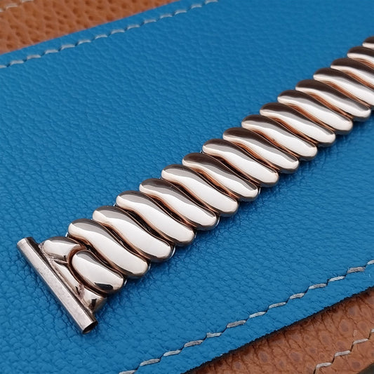 Vintage 19mm 18mm 16mm Foster 10k Rose Gold-Filled 1940s Short Unused Watch Band