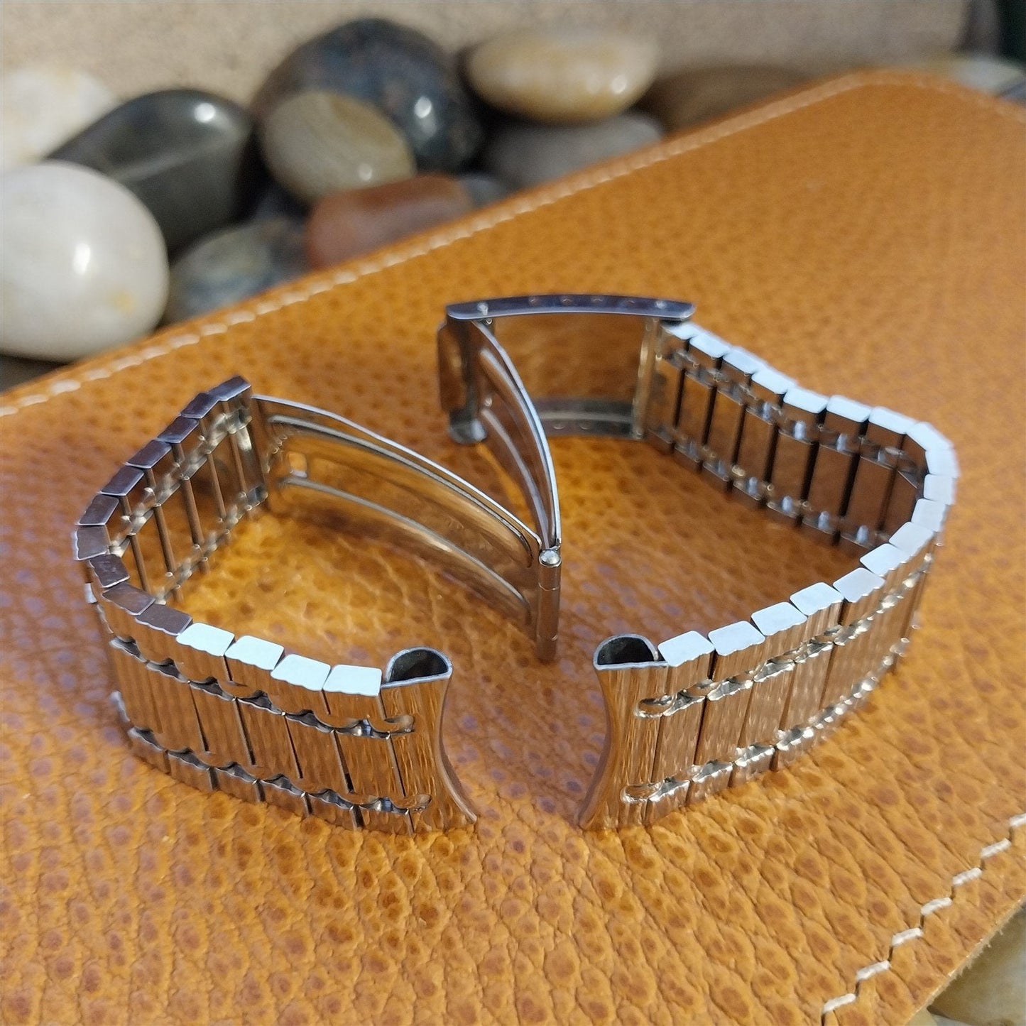 Vintage 19mm 18mm Stainless Steel Kreisler Stelux Unused Classic 60s Watch Band