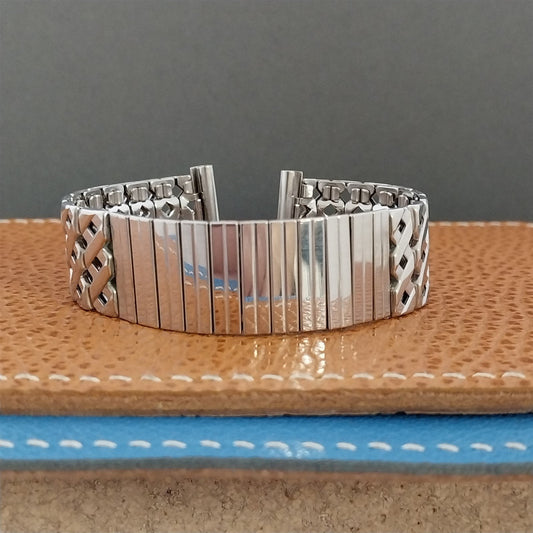 White Gold-Filled Kreisler MCM 19mm 18mm 17mm Classic 1950s Vintage Watch Band