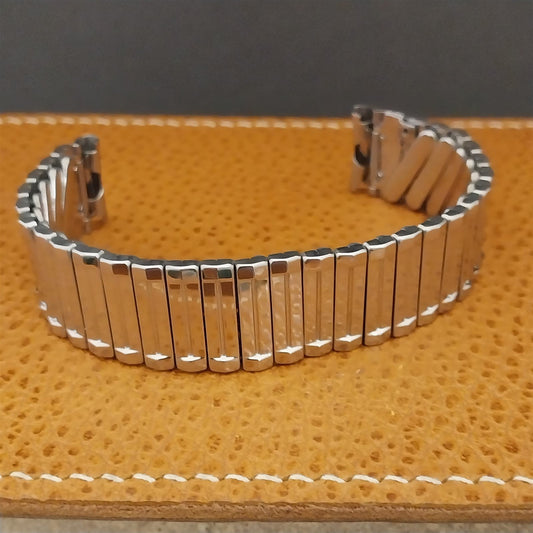 Baldwin 5/8" Stainless Steel Short Expansion nos 1960s Vintage Watch Band