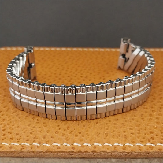 1960s Vintage 19mm 18mm 16mm Baldwin Stainless Classic Stretch Unused Watch Band