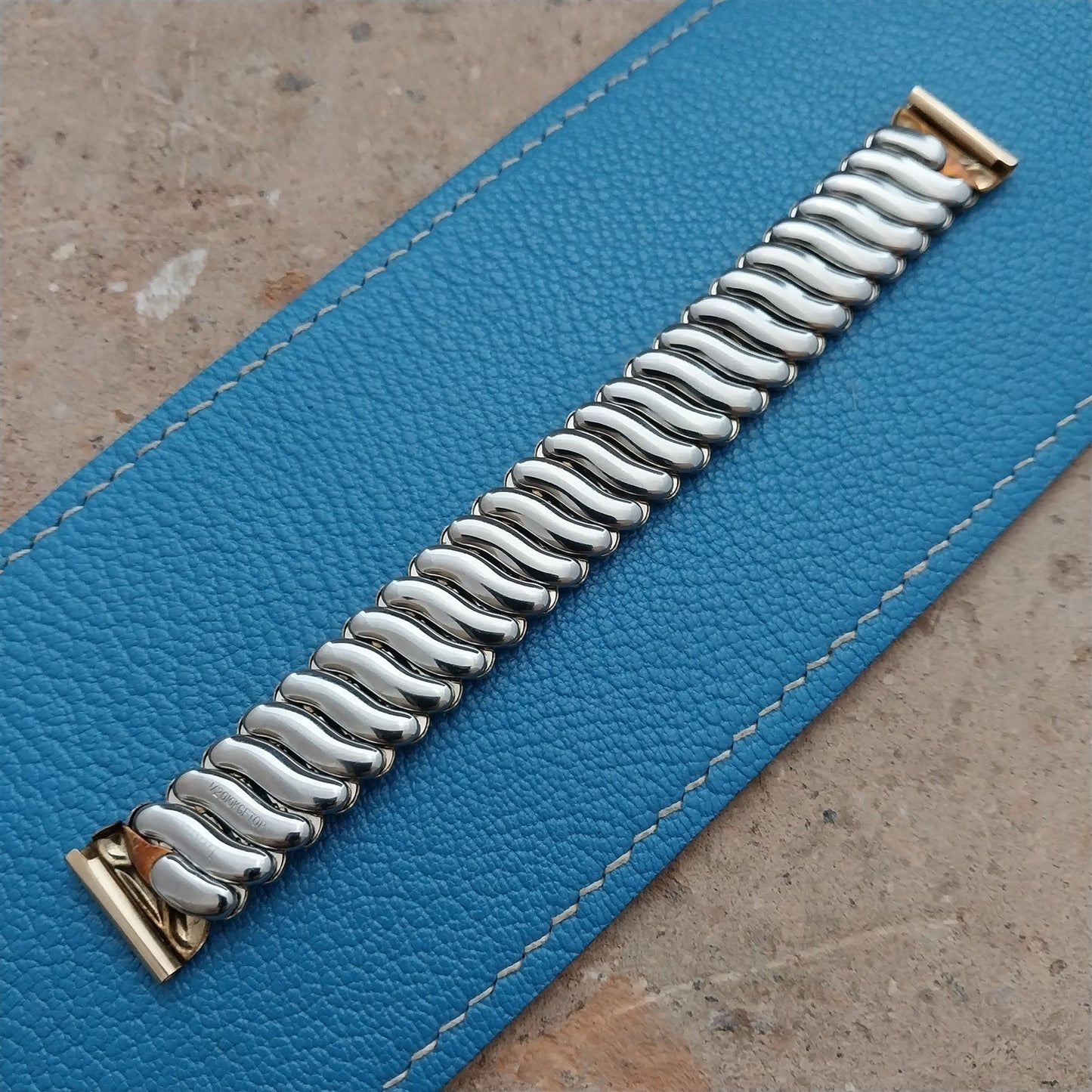 Vintage 5/8" Bristol Short Gold-Filled Classic Stretch Unused 1940s Watch Band