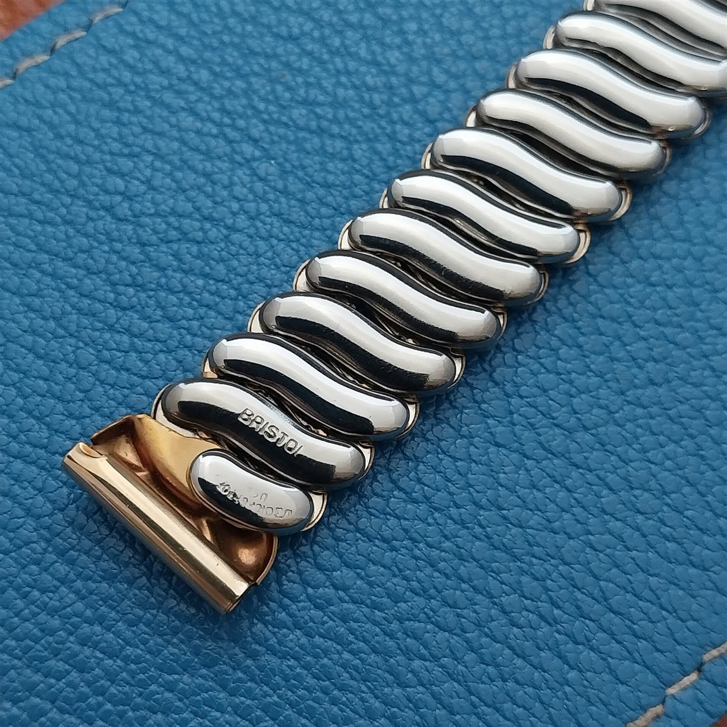Vintage 5/8" Bristol Short Gold-Filled Classic Stretch Unused 1940s Watch Band