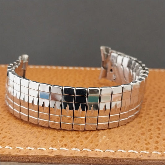 19mm 18mm 17mm Admiral Stainless Steel Expansion nos 1950s Vintage Watch Band